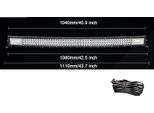 Striscia Luminosa A Led, Luminosità 540W, Impermeabile IP67, Filo Curvo Da 42 Pollici
