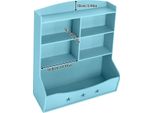 Armadio Di Stoccaggio, Materiale Pvc, Capacità Di Carico 50 Kg, Blu