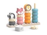 Puzzle Educativo In Legno Con Animali Viga Polarb