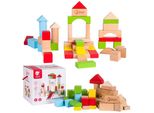 Mondo Classico Blocchi Di Legno Per Bambini 50 El.
