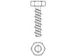 Vite 6H 13 7,5X80 Zb Per Calcestruzzo