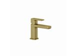 KLUDI-RENON Waschtisch-Einhandmischer 85 Mit Push-Open Ablaufgarnitur Brushed Gold 42266N075