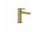 KLUDI-RENON Waschtisch-Einhandmischer 110 Mit Push-Open Ablaufgarnitur Brushed Gold 42288N075
