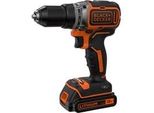 Akku-Bohrschrauber BL186K, 18Volt Schwarz/Orange, Li-Ionen Akku 1,5Ah, Koffer