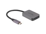 USB Type-C Card Reader für SD oder Micro SD Speicherkarten, Kartenleser grau