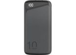 Schnelllade-Powerbank 10.000 Mah Schwarz, USB-C Pd, Qc 3.0, 10.000 Mah