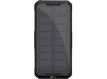Outdoor Schnelllade-Powerbank 20.000 Mah Mit Solar Schwarz, USB-C Pd, Qc 3.0