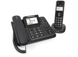 doro Comfort 4005 Schnurgebundenes Telefon-Set mit Anrufbeantworter schwarz