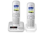 Panasonic KX-TGH722GG Schnurloses Telefon-Set mit Anrufbeantworter silber