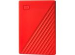 WD externe HDD-Festplatte My Passport, rot, 4 TB, Festplatten