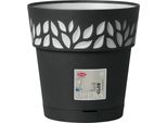 Fioriera Stefanplast STF815 Grigio Antracite Plastica 19 X 19 X 19 Cm