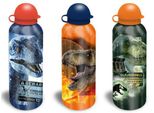 Bottiglia In Alluminio 500Ml 3Wz Jurassic World JP00017 Kids Euroswan Bottiglia D'acqua P12, Prezzo Misto Per 1 Pz