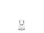 Holmegaard Design With Light Lanterna Trasparente Con Manico In Pelle Altezza 16 Cm