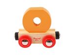 Bigjigs Rail Wagon Binario Ferroviario In Legno - Lettera O