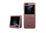 Guess Guhczf5Hggshp F731 Z Flip5 RóżOwy/Pink Hardcase Glitter Script