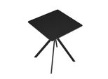 [Tavolo Da Pranzo - Nero 60X60X75Cm - Tavolo Da Cucina Tavolo Da Sala Da Pranzo Tavolo Da Riunione Tavolo Da Conferenza