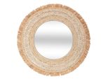 Geflochtener Spiegel "Celia"" - Bast D. 68 Cm - Atmosphera Interior Designer"
