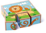 Hape International Woody Woodyland_102193056 Puzzle A Cubo, Multicolore