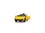 Es-Toys Kinder Elektroauto Lamborghini Huracan Eva-Reifen Scheinwerfer Bluetooth Gelb