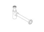 Kludi Design-Flaschen-Geruchverschluss Matt Dove 10020O1-00
