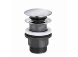 Kludi PUSH-OPEN Ablaufgarnitur G 1 1/4 FüR Waschtisch Ohne ÜBerlauf Chrom, 1042605-00 1042605-00