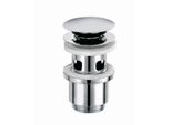 Kludi Push-Open AblaufventilfüR Waschtisch Mit ÜBerlauf Chrom 1042405-00