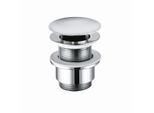 Kludi Waschtisch-U.Bidet-Sifon Schaftventil Mit Ablaufkappe G1 1/4 Chrom, 1042805-00 1042805-00