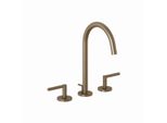 Kludi Nova Fonte Waschtischarmatur Puristic Dreilochmontage Brushed Bronze, 20143N115 20143N115