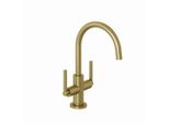Kludi Nova Fonte Waschtischarmatur Puristic Einlochmontage Brushed Gold, 20118N015 20118N015