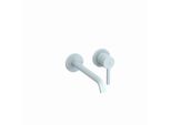 Kludi Nova Fonte Pura Waschtisch-Wand-Einhandmischer 220 Ohne Ablaufgarnitur Matt Light Blue 20245O415