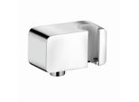 Kludi A-QA Wand-Anschlussbogen Mit Brausehalter Chrom, 6556005-00 6556005-00