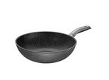 Stoneline Gourmundo Made In Germany Wok 30 Cm, Auch FüR öL- Und Fettfreies Braten, Wok Pfanne Beschichtet Mit Echten Steinpartikeln, Wok Induktion Und Backofengeeignet