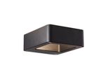 Brilliant Golda Led AußEnwandleuchte - Schwarz, 7W Integriert, 660 Lumen, Warmweiß (3000K), IP54 SpritzwassergeschüTzt, Up- & Downlight, 14,5X12X4,5 Cm, Inkl. Montagematerial