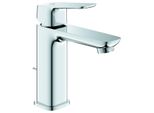 Grohe Eh-Waschtischbatterie Cubeo 101749 M-Size Zugstangen-Ablaufgarnitur Chrom, 1017490000 1017490000