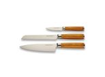 Echtwerk Damaszener Messer Set 3Tlg