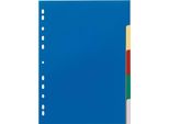 Durable Divisorio A4 In Pp 5 Tasti Con Cavalierini Colorati E Indice , Colorato, 673027