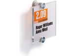 Durable Targa Fuori Porta Crystal Sign® 105X105 Mm, Trasparente, 482019