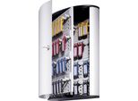 Durable Cassetta Portachiavi Key Box 48 Con Serratura A Chiave, Argento, 195423