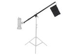 Walimex Pro Boom Con Borsa Di Zavorra Estensibile 120-220 Cm Nero, Il Braccio Telescopico Può Essere Caricato Fino A 8 Kg, Ad Esempio Può Essere Utilizzato Su Un Treppiede Per Lampade, Per Il Fissaggio Di Flash Da Studio E Softbox, Ad Esempio