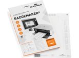 Durable Inserti Di Ricambio Badgemaker® 61X210 Mm, 20 Pezzi, Bianco, 146002