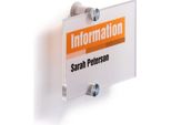 Durable Targa Fuori Porta Crystal Sign® 148X105 Mm, Trasparente, 482119