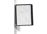 Durable Leggio Portalicenze Vario® Magnetic Wall 5, Nero, 591401