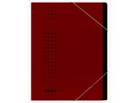 Elba 400002021 Organizer Chic - 7 Scomparti, A4, Cartoncino (Rc), 450 G/Mq, Bordeaux