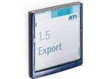 Durable Targa Fuori Porta Click Sign 149X148,5 Mm, Blu Scuro, 486207