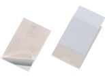 Durable Busta Adesiva Pocketfix® 90X57 Mm Con Asola, 10 Pezzi, Trasparente, 807919