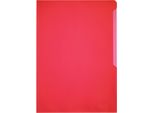 Durable Busta A L Trasparente Standard A4 In Pp Conf. 100 Pezzi, 100 Pezzi, Rosso, 233703