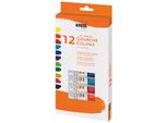 Kreul 26250 Kreul Colore A Guazzo El Greco, 12 Ml, Set Da 12