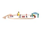 Piccolo Piede Paddington 43 Pezzi Treno In Legno Pista