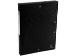 Scatola D'archivio Exacompta Dorso 40 Mm Con Etichetta In Cartone Manila Scotten Nature Future, Nero, Cartone, A4, 240 X 320 X 40 Mm