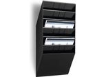 Durable Espositore Da Parete Flexiboxx 6 A4 Orizzontale, 6 Pezzi, Nero, 1709785060